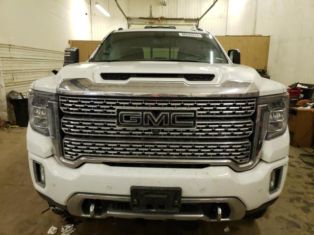 1GT49WEY7MF145810 - 2021 GMC SIERRA K3500 DENALI WHITE photo 5