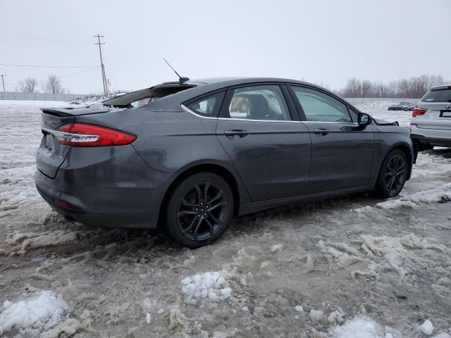 3FA6P0H72JR236759 - 2018 FORD FUSION SE GRAY photo 3