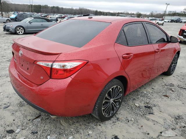 2T1BURHE3GC664231 - 2016 TOYOTA COROLLA L RED photo 3