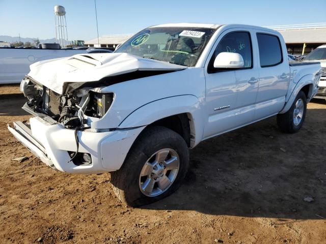 3TMJU4GNXFM177341 - 2015 TOYOTA TACOMA DOUBLE CAB PRERUNNER WHITE photo 1
