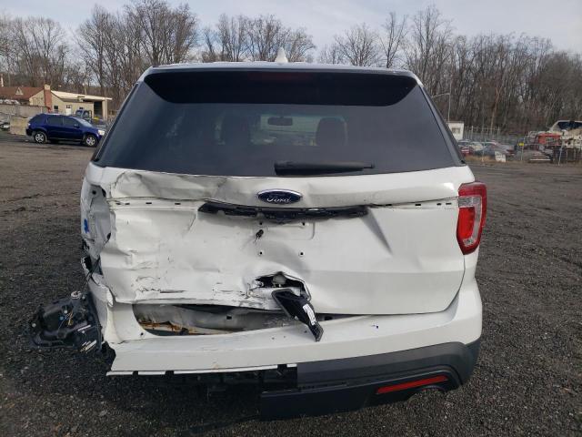 1FM5K8AR6GGA97598 - 2016 FORD EXPLORER POLICE INTERCEPTOR თეთრი ფოტო 6