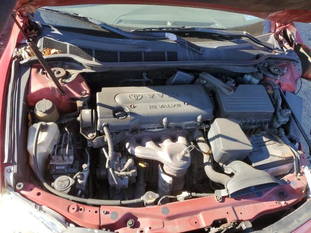 4T1BE46K07U163949 - 2007 TOYOTA CAMRY CE RED photo 11