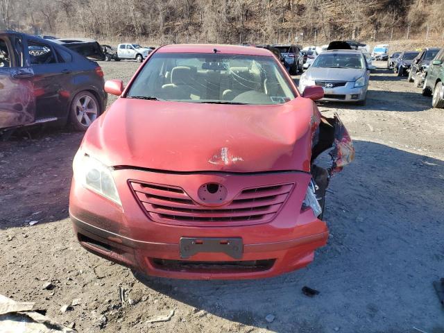 4T1BE46K07U163949 - 2007 TOYOTA CAMRY CE RED photo 5