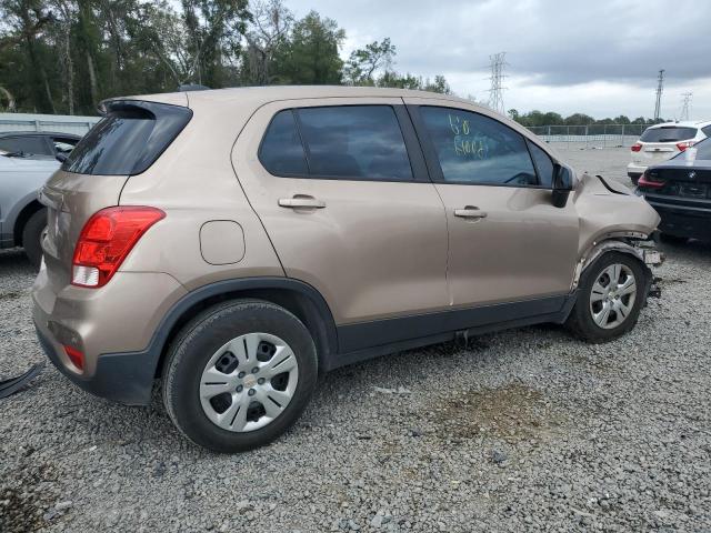 3GNCJKSBXJL275858 - 2018 CHEVROLET TRAX LS GOLD photo 3