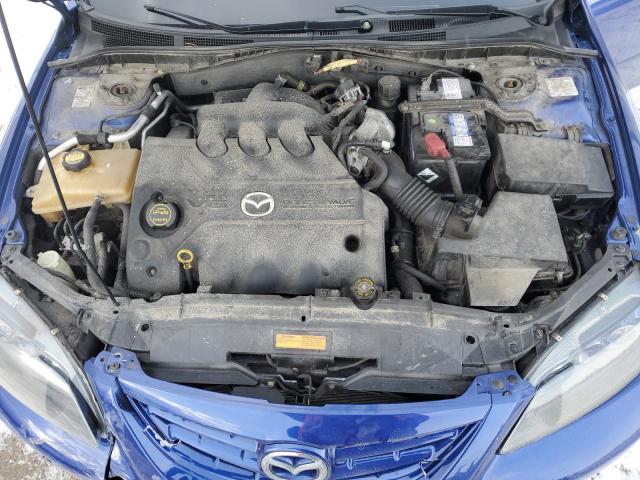 1YVHP85D355M65935 - 2005 MAZDA 6 S BLUE photo 11