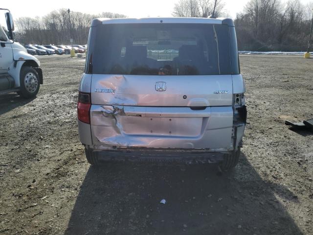 5J6YH2H79AL009203 - 2010 HONDA ELEMENT EX SILVER photo 6