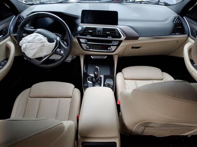 5UX2V1C05M9E55120 - 2021 BMW X4 XDRIVE30I BLACK photo 8