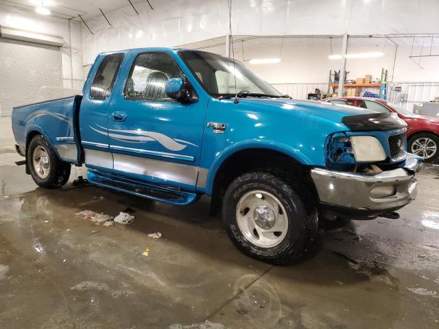 1FTRX18L1WNA26285 - 1998 FORD F150 BLUE photo 4