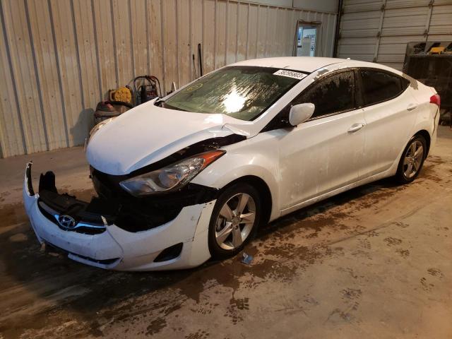 5NPDH4AE4DH374891 - 2013 HYUNDAI ELANTRA GL WHITE photo 1