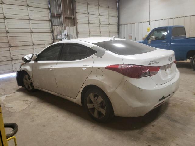 5NPDH4AE4DH374891 - 2013 HYUNDAI ELANTRA GL WHITE photo 2