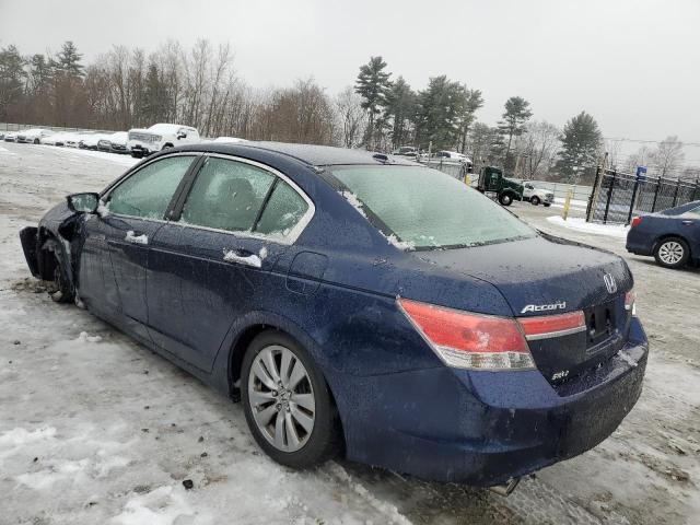 1HGCP3F83BA008258 - 2011 HONDA ACCORD EXL BLUE photo 2