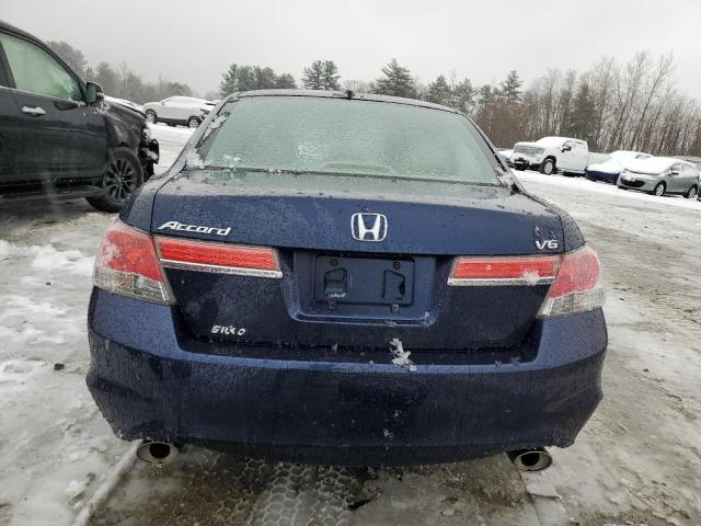 1HGCP3F83BA008258 - 2011 HONDA ACCORD EXL BLUE photo 6