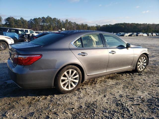 JTHCL5EF9C5014872 - 2012 LEXUS LS 460 GRAY photo 3