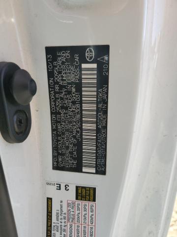 JTKJF5C78E3081031 - 2014 TOYOTA SCION TC Ақ фото 12