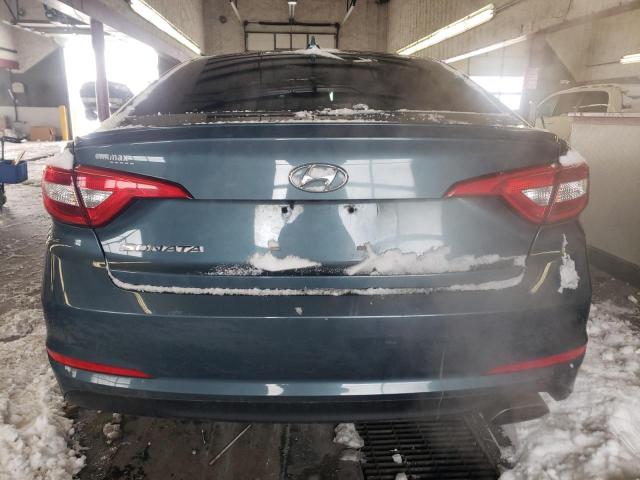 5NPE24AF8HH537112 - 2017 HYUNDAI SONATA SE BLUE photo 6