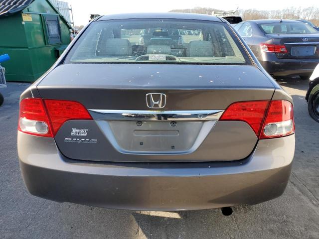 1HGFA16539L023592 - 2009 HONDA CIVIC LX GRAY photo 6