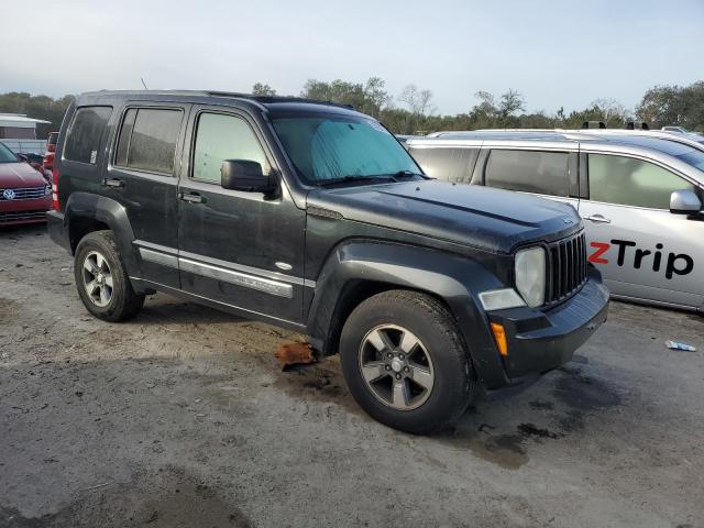 1J8GN28K28W229427 - 2008 JEEP LIBERTY SPORT BLACK photo 4