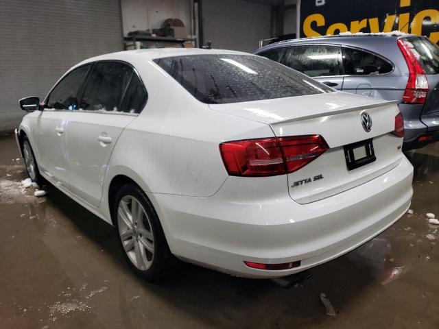 3VWL07AJ2FM307492 - 2015 VOLKSWAGEN JETTA SEL WHITE photo 2