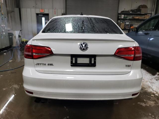 3VWL07AJ2FM307492 - 2015 VOLKSWAGEN JETTA SEL WHITE photo 6