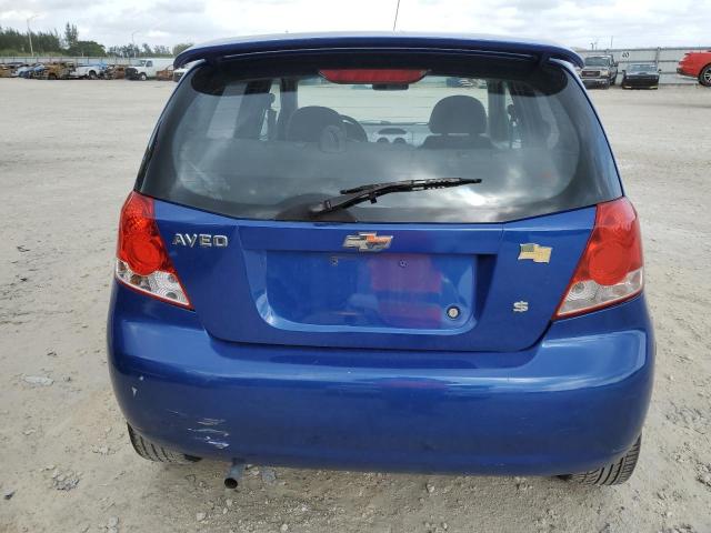 KL1TD62685B333216 - 2005 CHEVROLET AVEO BASE Mavi foto 6