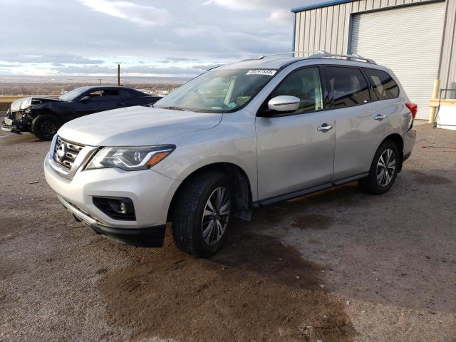 5N1DR2MM0HC610566 - 2017 NISSAN PATHFINDER S SILVER photo 1