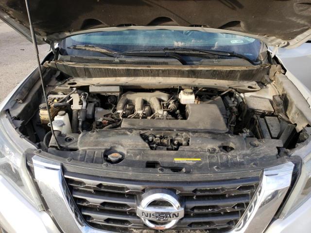 5N1DR2MM0HC610566 - 2017 NISSAN PATHFINDER S SILVER photo 12