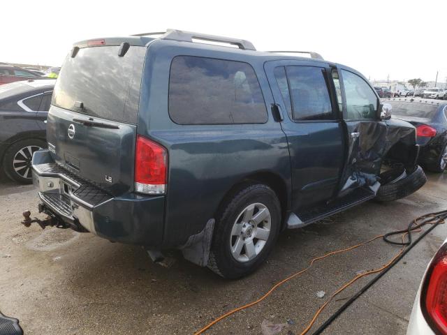 5N1AA08B64N718907 - 2004 NISSAN ARMADA SE BLUE photo 3