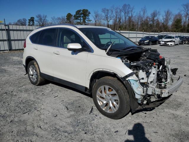 5J6RM3H74FL026584 - 2015 HONDA CR-V EXL WHITE photo 4