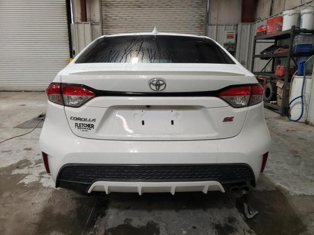 5YFS4RCE3LP042570 - 2020 TOYOTA COROLLA SE WHITE photo 6