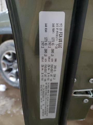 1C4PJMBX2KD250610 - 2019 JEEP CHEROKEE TRAILHAWK მწვანე ფოტო 12