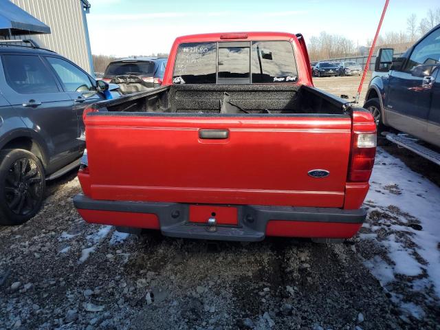 1FTYR10U13PB69392 - 2003 FORD RANGER RED photo 6