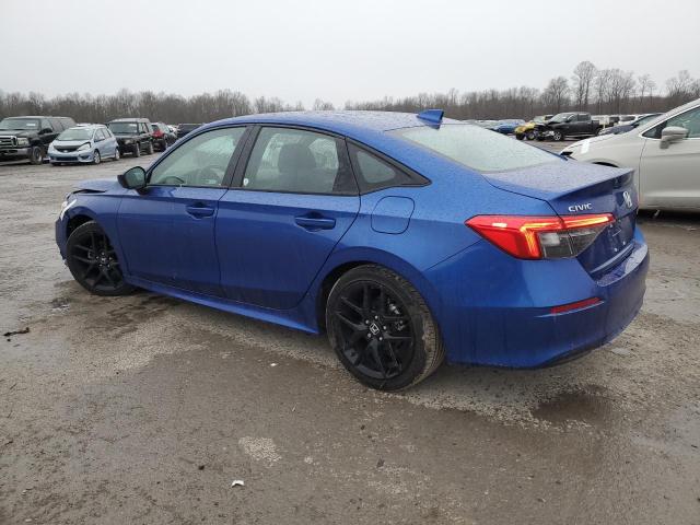 2HGFE2F59RH509704 - 2024 HONDA CIVIC SPORT BLUE photo 2