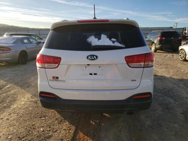 5XYPGDA38HG295414 - 2017 KIA SORENTO LX WHITE photo 6