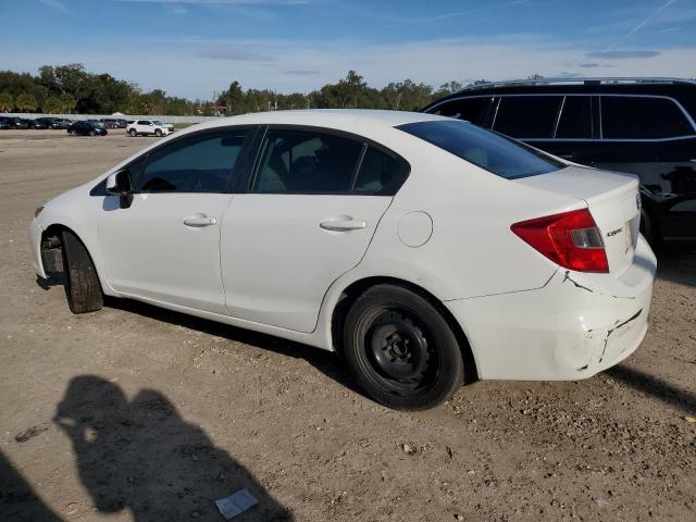 19XFB2F54CE350536 - 2012 HONDA CIVIC LX WHITE photo 2