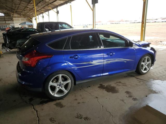 1FADP3N22EL421092 - 2014 FORD FOCUS TITANIUM BLUE photo 3