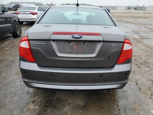 3FAHP0HA6CR222273 - 2012 FORD FUSION SE GRAY photo 6