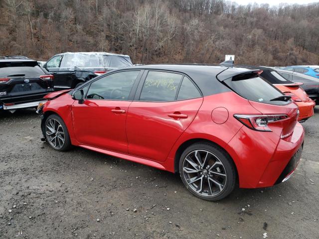 JTNC4MBE1M3120794 - 2021 TOYOTA COROLLA XSE RED photo 2