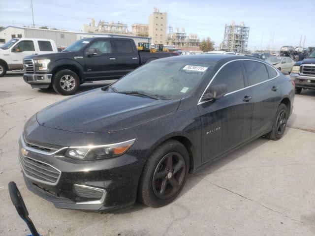 1G1ZB5ST6HF259518 - 2017 CHEVROLET MALIBU LS BLACK photo 1