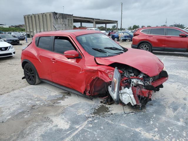 JN8AF5MR2FT504411 - 2015 NISSAN JUKE S RED photo 4