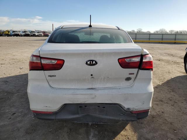 KNADM4A39G6654473 - 2016 KIA RIO LX WHITE photo 6