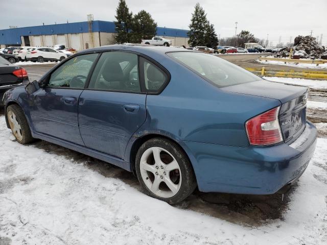 4S3BL676656202388 - 2005 SUBARU LEGACY GT LIMITED BLUE photo 2