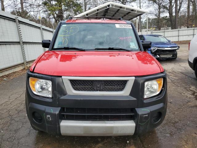 5J6YH18655L000165 - 2005 HONDA ELEMENT EX RED photo 5