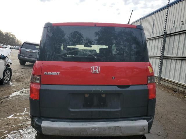 5J6YH18655L000165 - 2005 HONDA ELEMENT EX RED photo 6