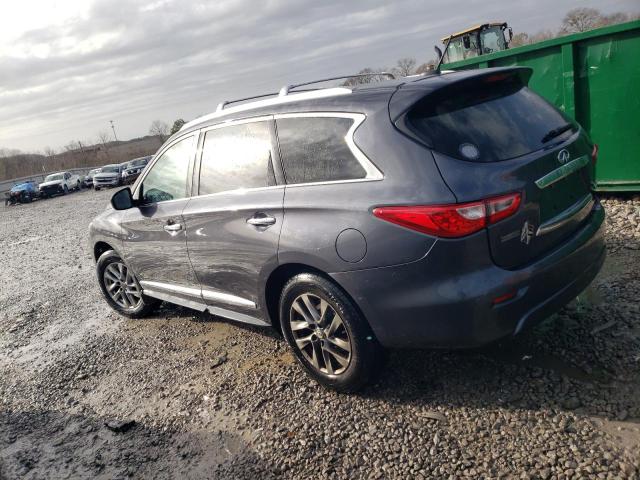 5N1AL0MMXEC522824 - 2014 INFINITI QX60 GRAY photo 2