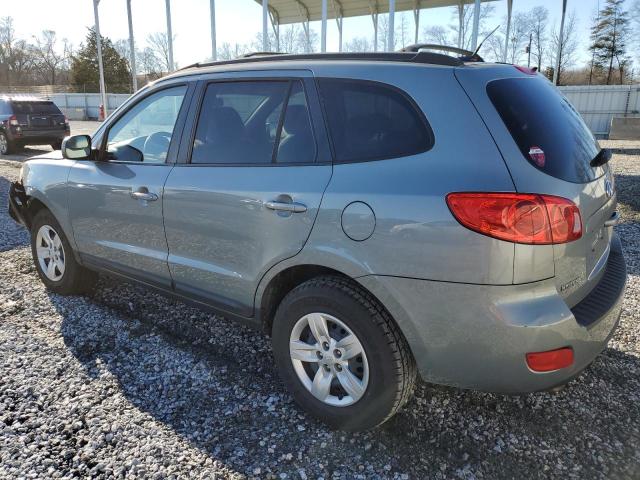 5NMSG73DX9H269244 - 2009 HYUNDAI SANTA FE GLS GRAY photo 2