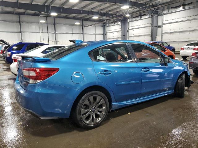 4S3GKAM61H3613445 - 2017 SUBARU IMPREZA SPORT BLUE photo 3