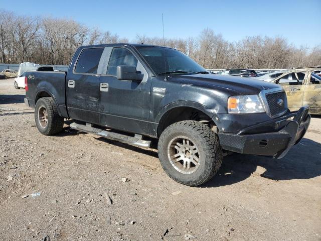 1FTPW14V18KC55233 - 2008 FORD F150 SUPERCREW BLACK photo 4