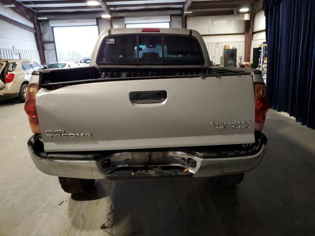 5TEJU62N66Z211894 - 2006 TOYOTA TACOMA DOUBLE CAB PRERUNNER SILVER photo 6