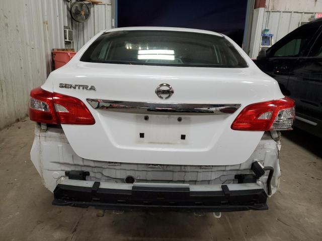 3N1AB7AP8HL638999 - 2017 NISSAN SENTRA S WHITE photo 6