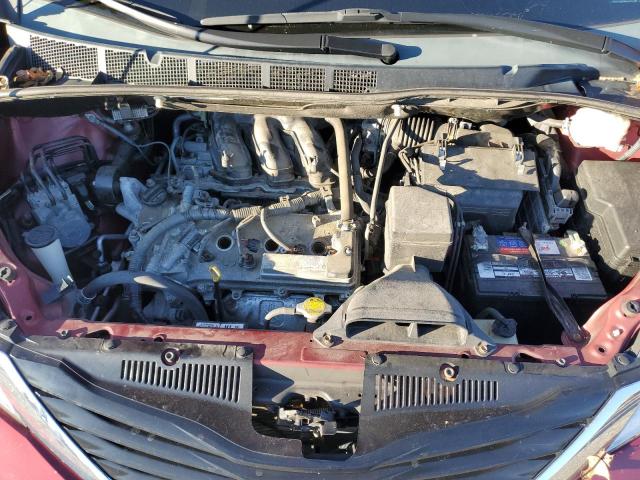 5TDKK3DC3ES462310 - 2014 TOYOTA SIENNA LE BURGUNDY photo 12